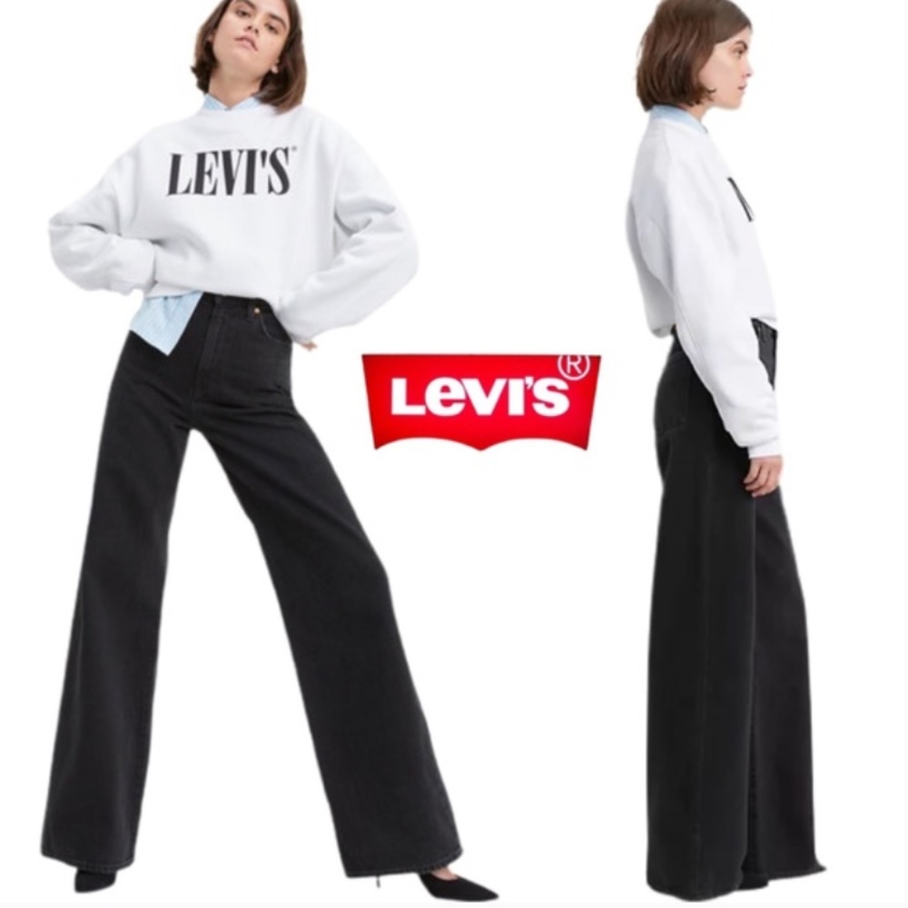 NWT Levi's Ribcage Wide Leg Jeans - Picture 2 of 8
